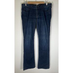 7 for all Mankind Y2K Rocker blue denim jeans bootcut flare sz 31 low rise